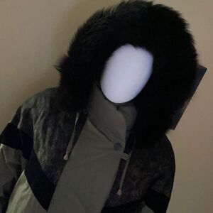 Cyclone (6) Down Long Coat w/Fur Hat